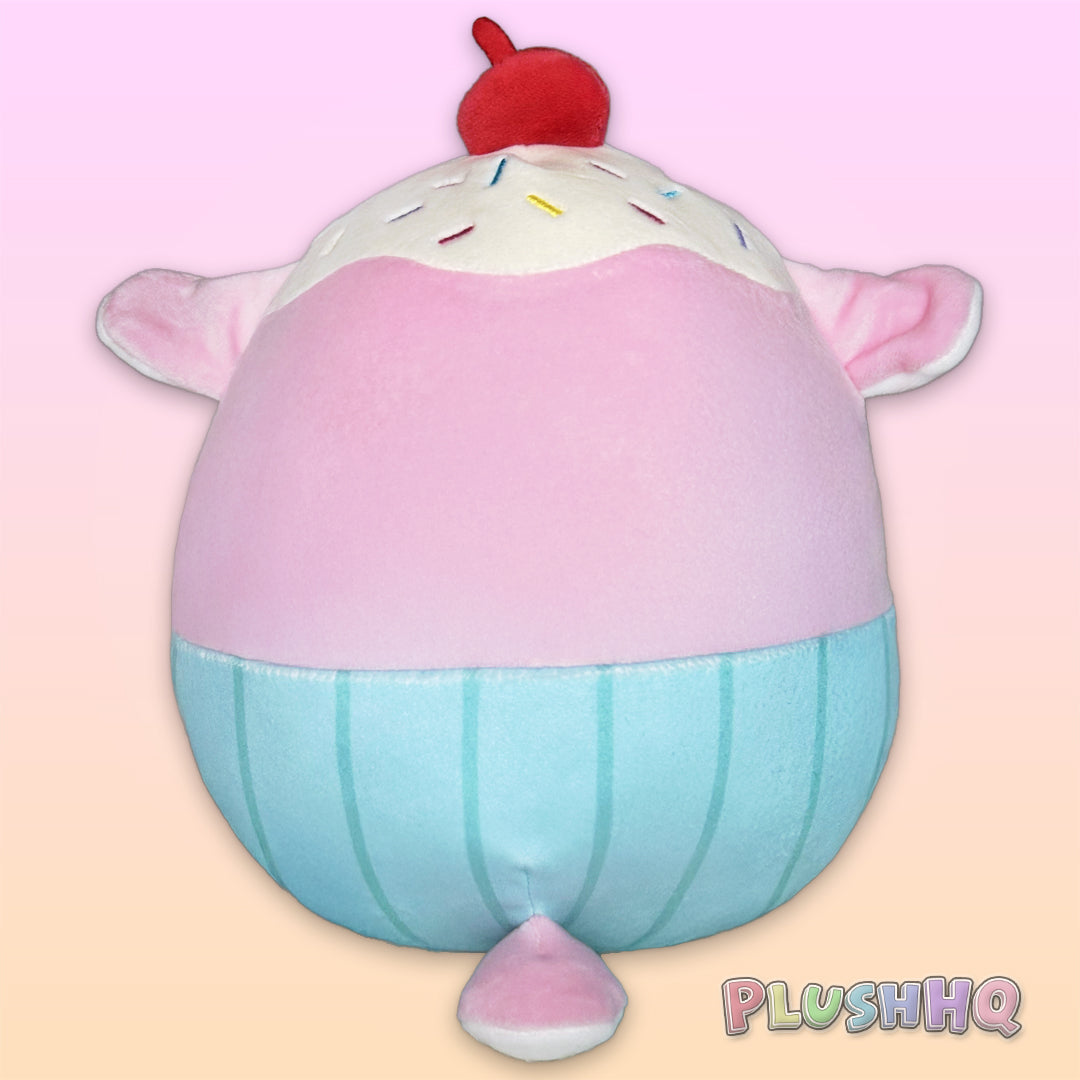 Squishmallows 8-Inch Lala the Lamb Cupcake