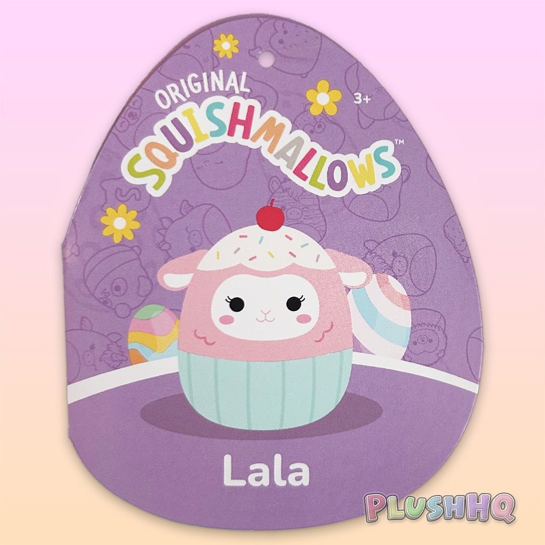 Squishmallows 8-Inch Lala the Lamb Cupcake