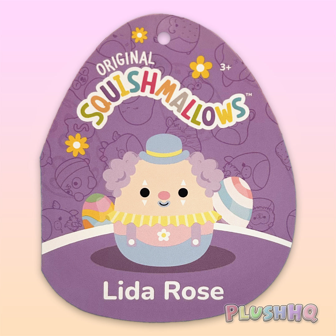 Squishmallows 12-Inch Lida Rose the Pastel Clown