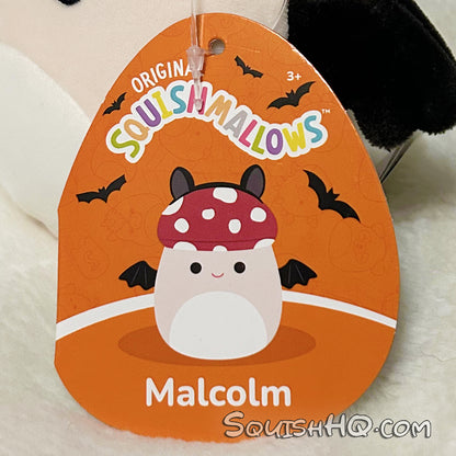 Squishmallows 5-Inch Malcolm the Mushroom with Bat Wings