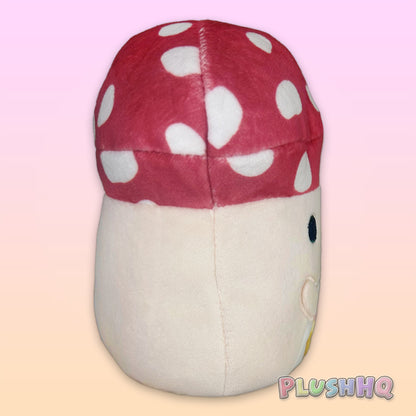 Squishmallows 5-Inch Malcolm the Mushroom with Easter Basket