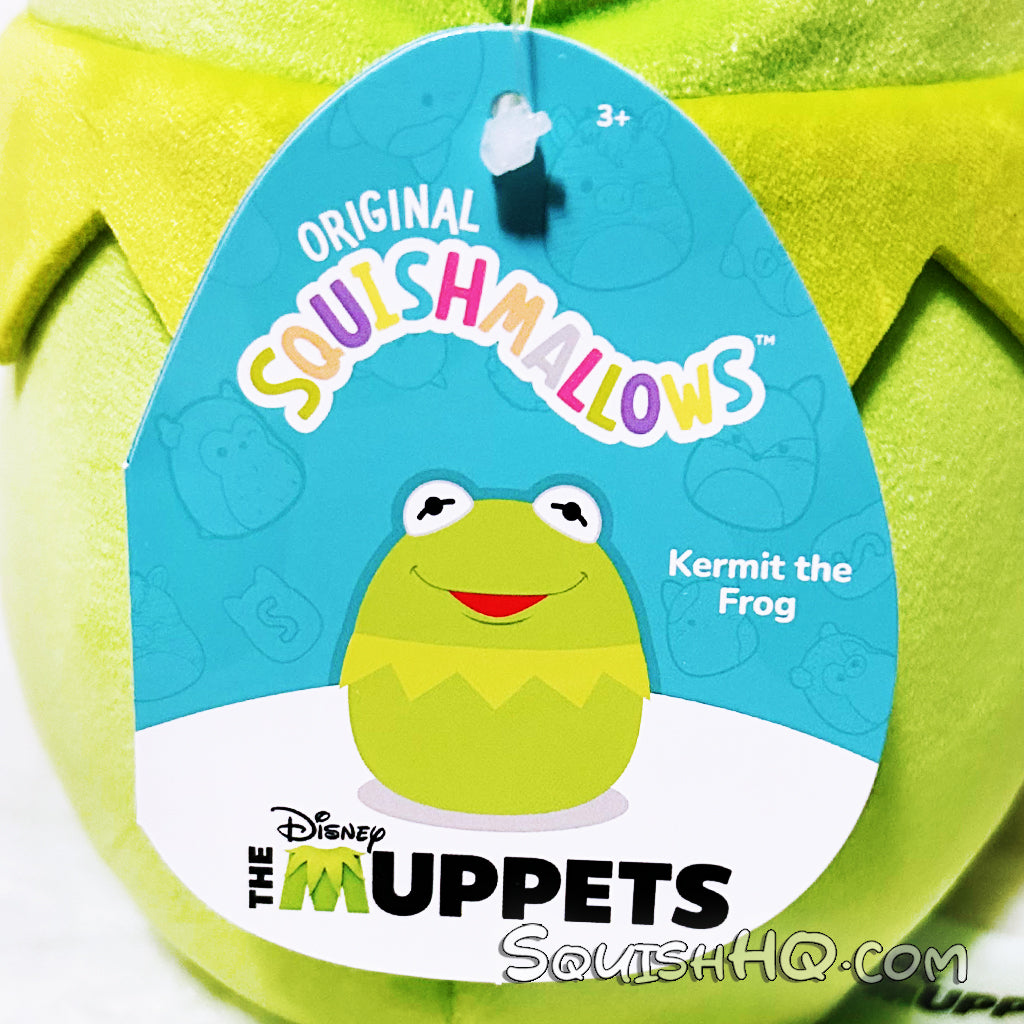 Squishmallows Muppets Squad - 8" Kermit the Frog