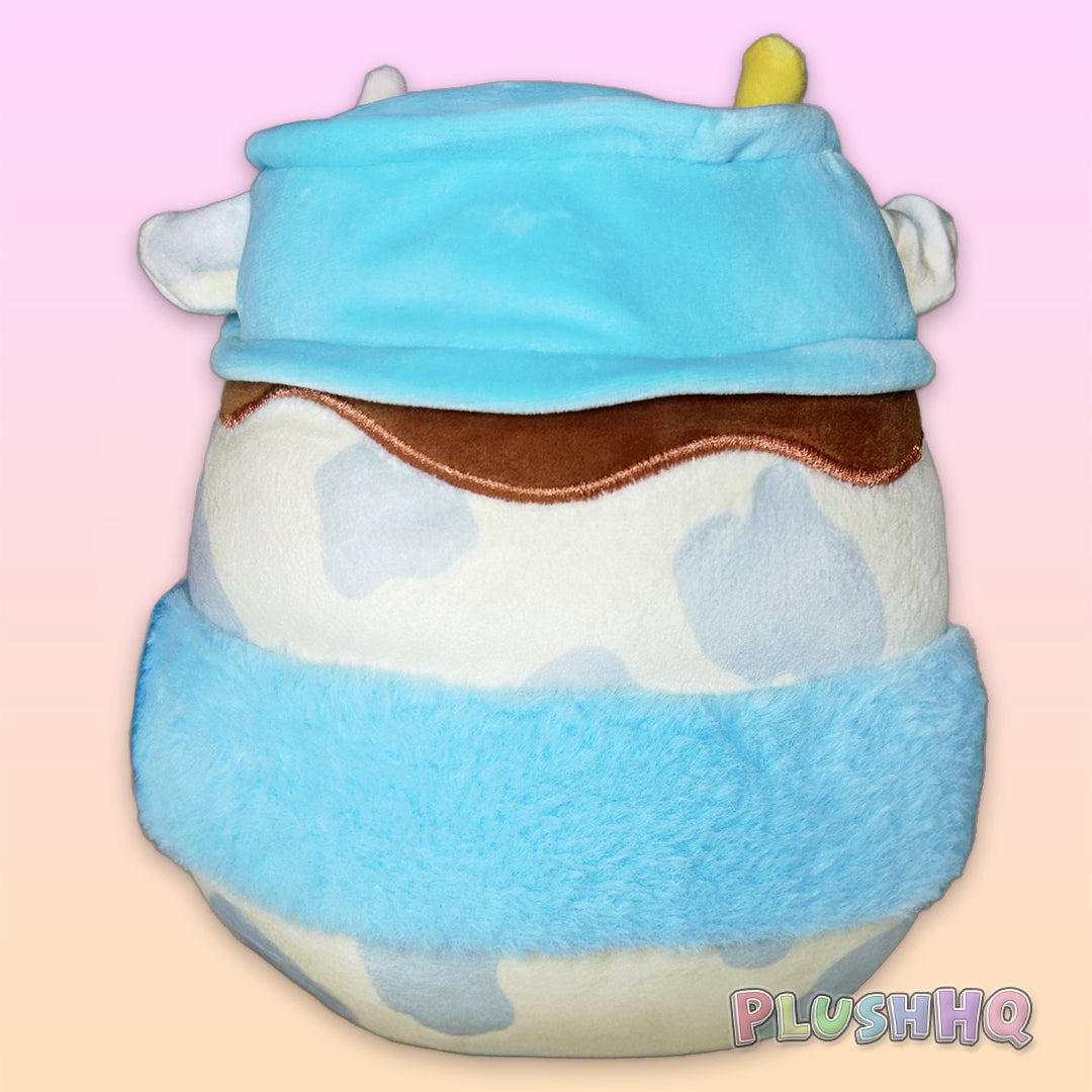 Squishmallows 8-Inch Mustafa the Milkshake Cow