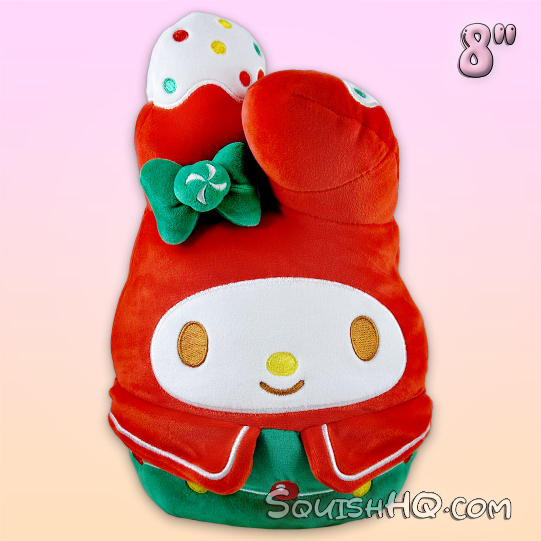 Squishmallows 8-Inch Sanrio Christmas My Melody Frosting Ears