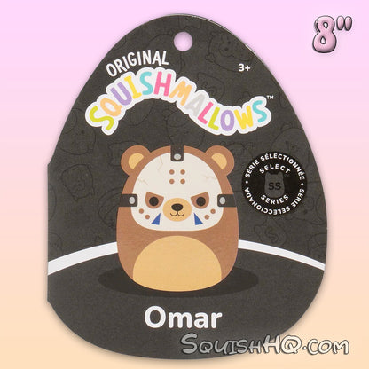 Squishmallows 8-Inch Select Series: Omar in Hockey Mask