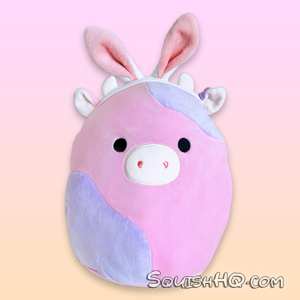 Squishmallows 11-Inch Bunny Ears Patty the Cow