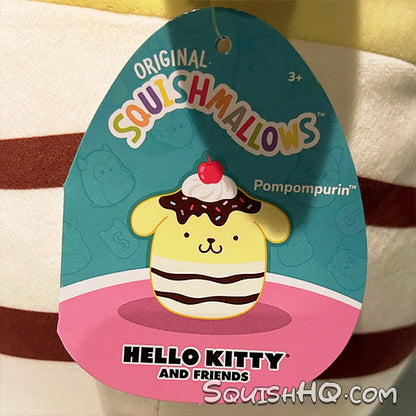 Squishmallows 12" Sanrio Pompompurin Cupcake