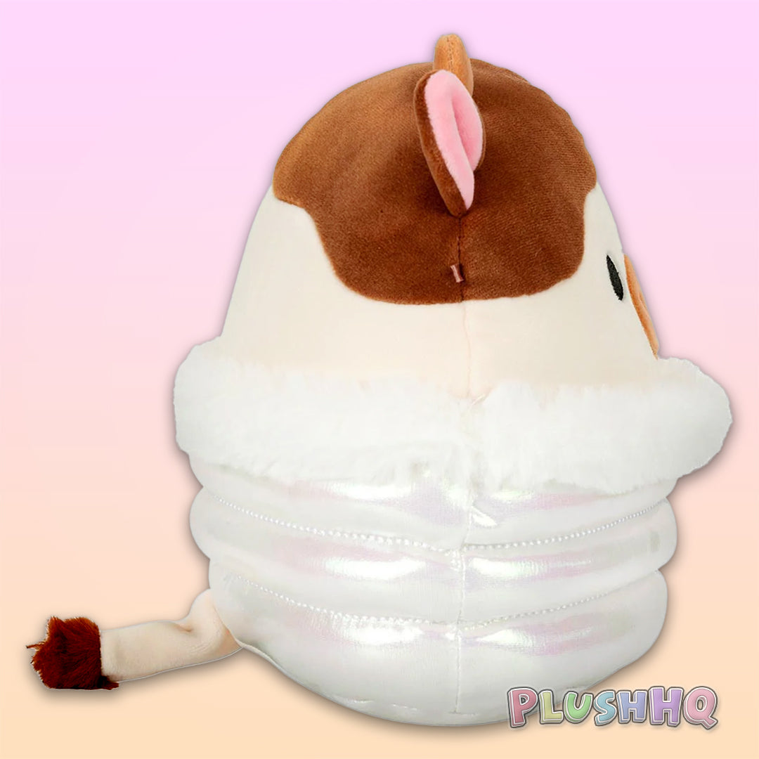 Squishmallows 8-Inch Select Series: Ronnie the Cow in Puffer Jacket