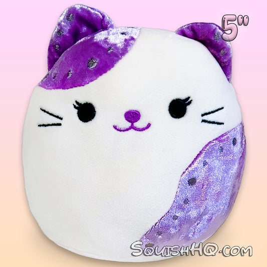 Squishmallows Velvet Squad - 5" Rune the Calico Cat