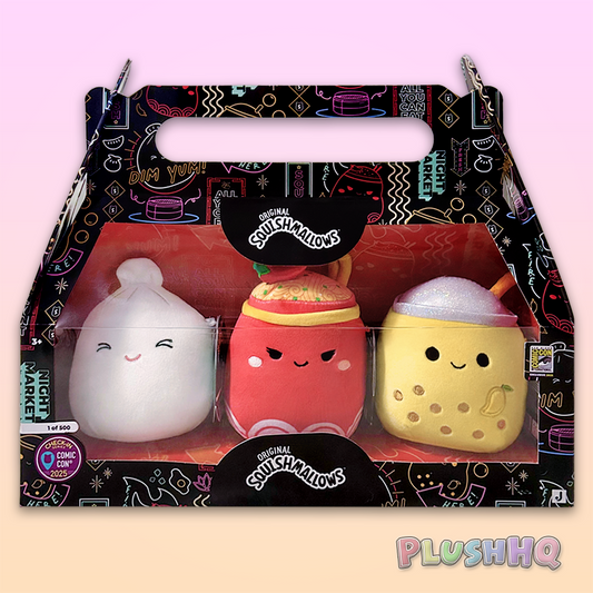 Squishmallows 2025 SDCC-Exclusive 3-Piece Box Set (Asian Food)