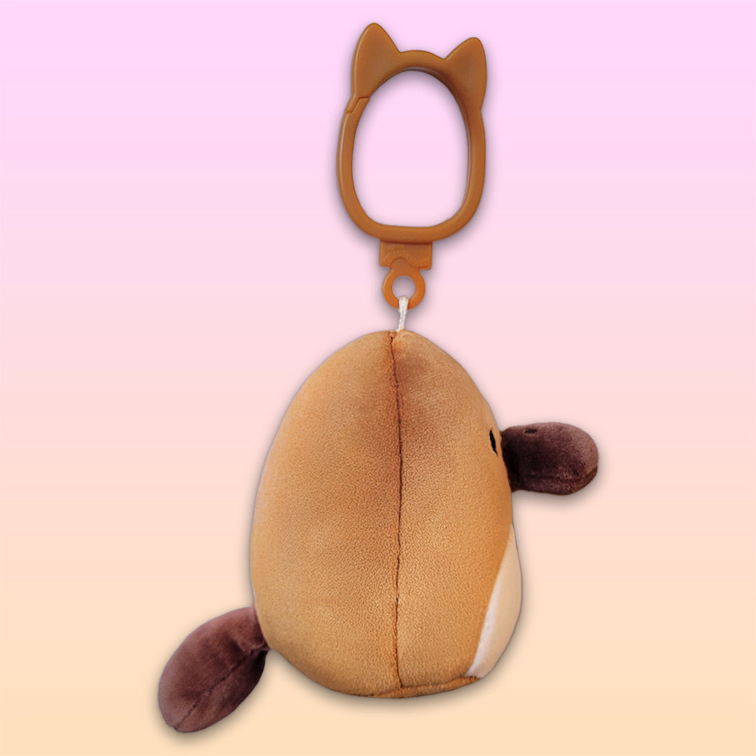 Squishmallows 3.5-Inch Clip Santino the Platypus
