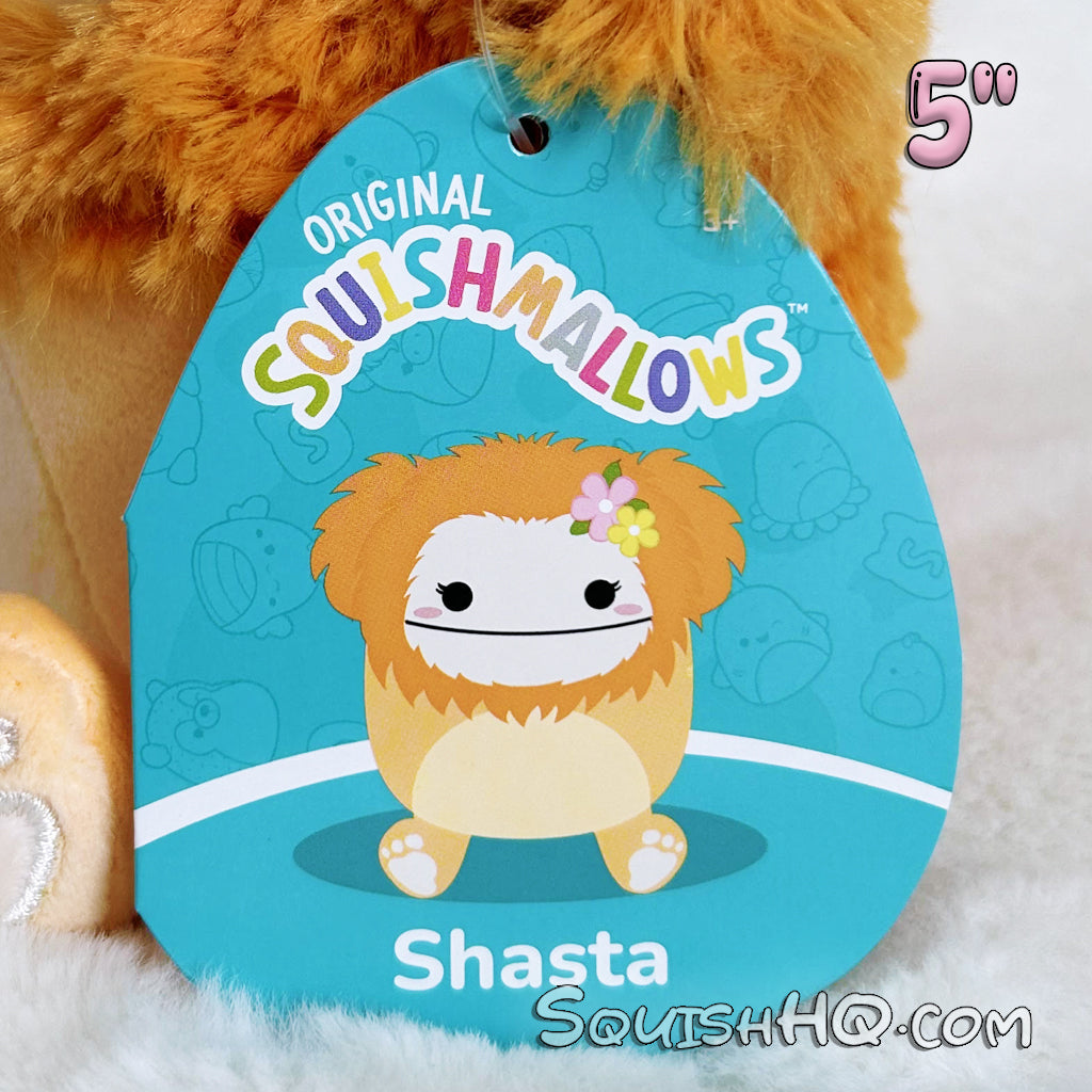 Squishmallows 5" Shasta the Peach Bigfoot