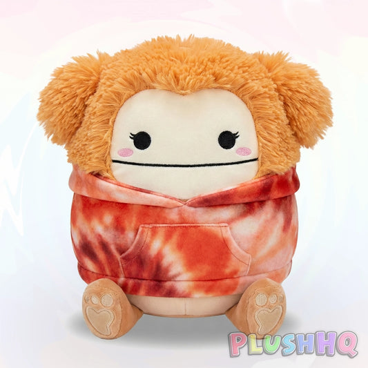 Squishmallows 8-Inch Shasta the Bigfoot Tie-Dye Hoodie