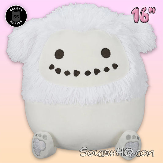 Squishmallows 16-Inch Select Series: Benny the Bigfoot Snowman