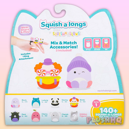 Squishmallows Squish-a-longs Series 1 Style 3 (8-Pack)