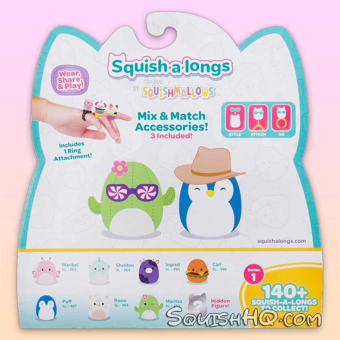 Squishmallows Squish-a-longs Series 1 Style 1 (8-Pack)