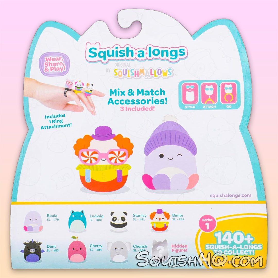 Squishmallows Squish-a-longs Series 1 Style 3 (8-Pack)