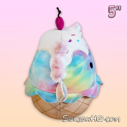 Squishmallows 5-Inch Tinley the Axolotl Ice Cream