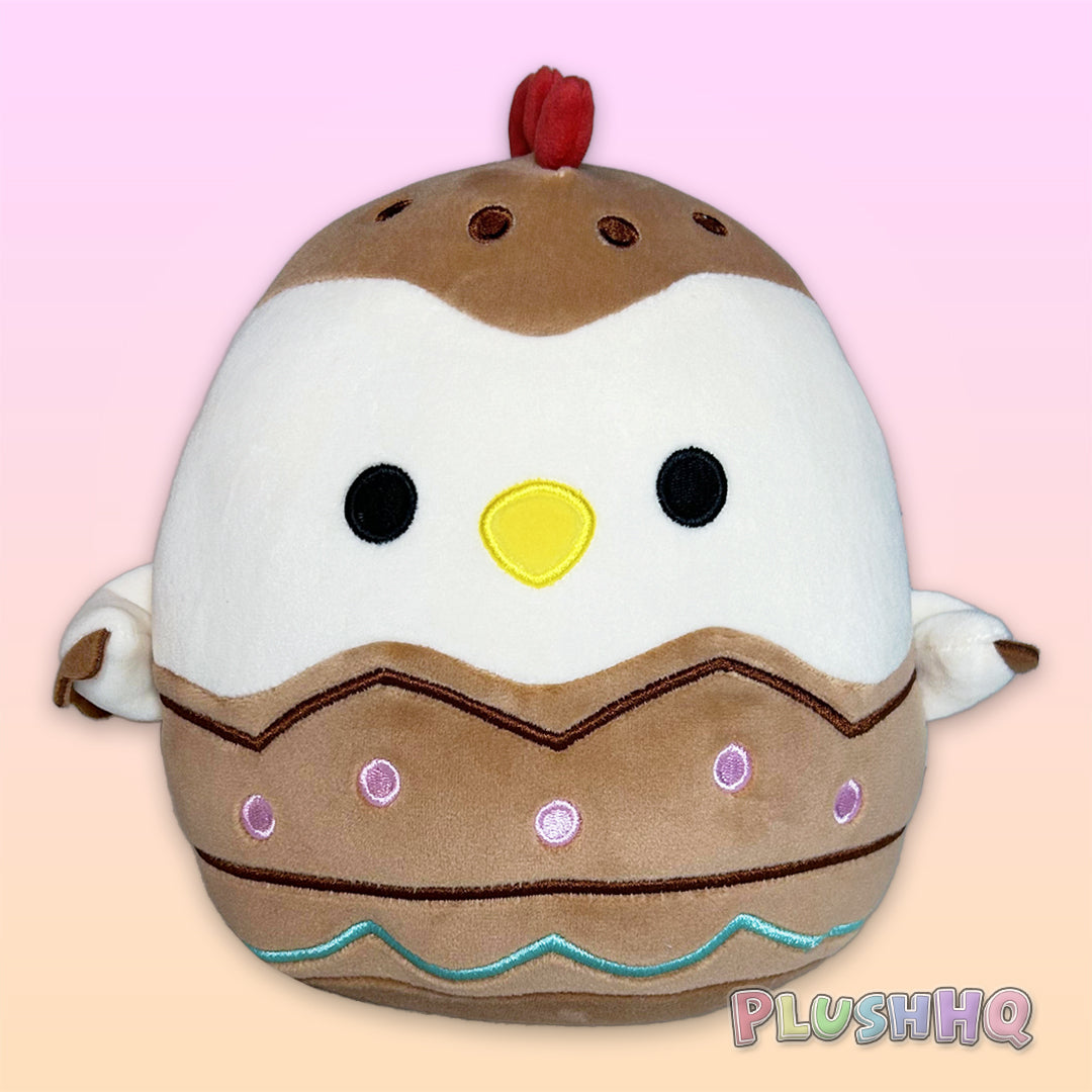 Squishmallows 8-Inch Todd the Chicken in Chocolate Egg