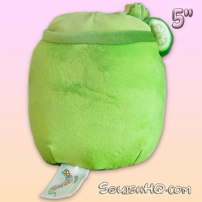 Squishmallows 5-Inch Townes the Cucumber Mint Mojito Smoothie