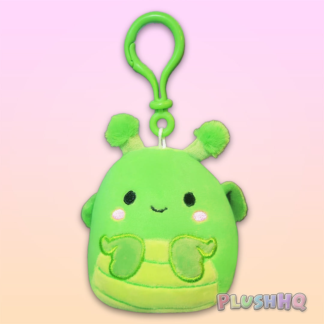 Squishmallows 3.5-Inch Clip Trenton the Praying Mantis