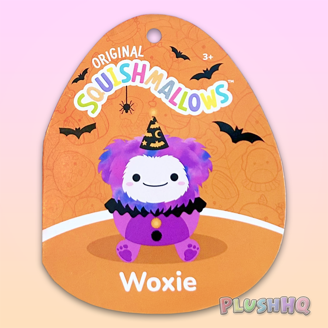 Squishmallows 5-Inch Woxie the Bigfoot Clown Halloween