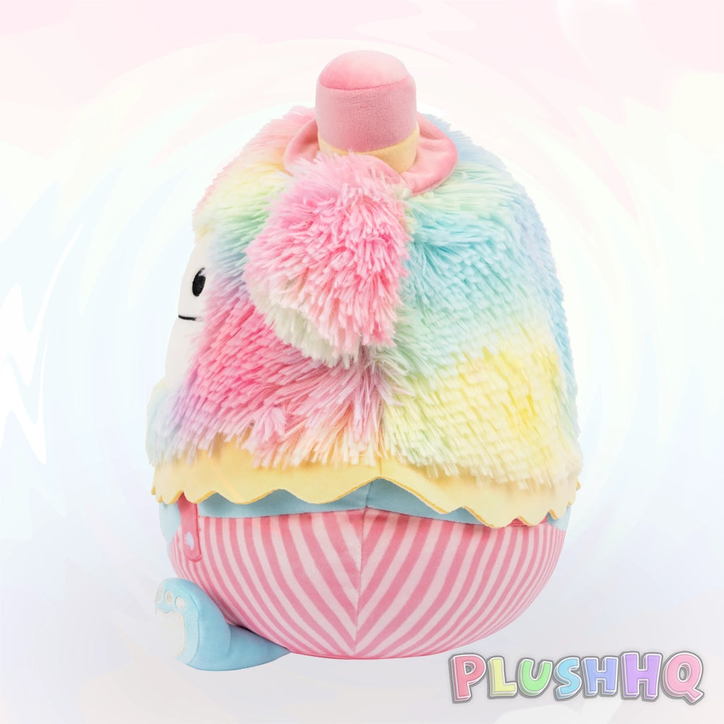 Squishmallows 12-Inch Select Series Zozo the Bigfoot Clown With Rainbow Hair