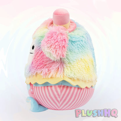 Squishmallows 12-Inch Select Series Zozo the Bigfoot Clown With Rainbow Hair