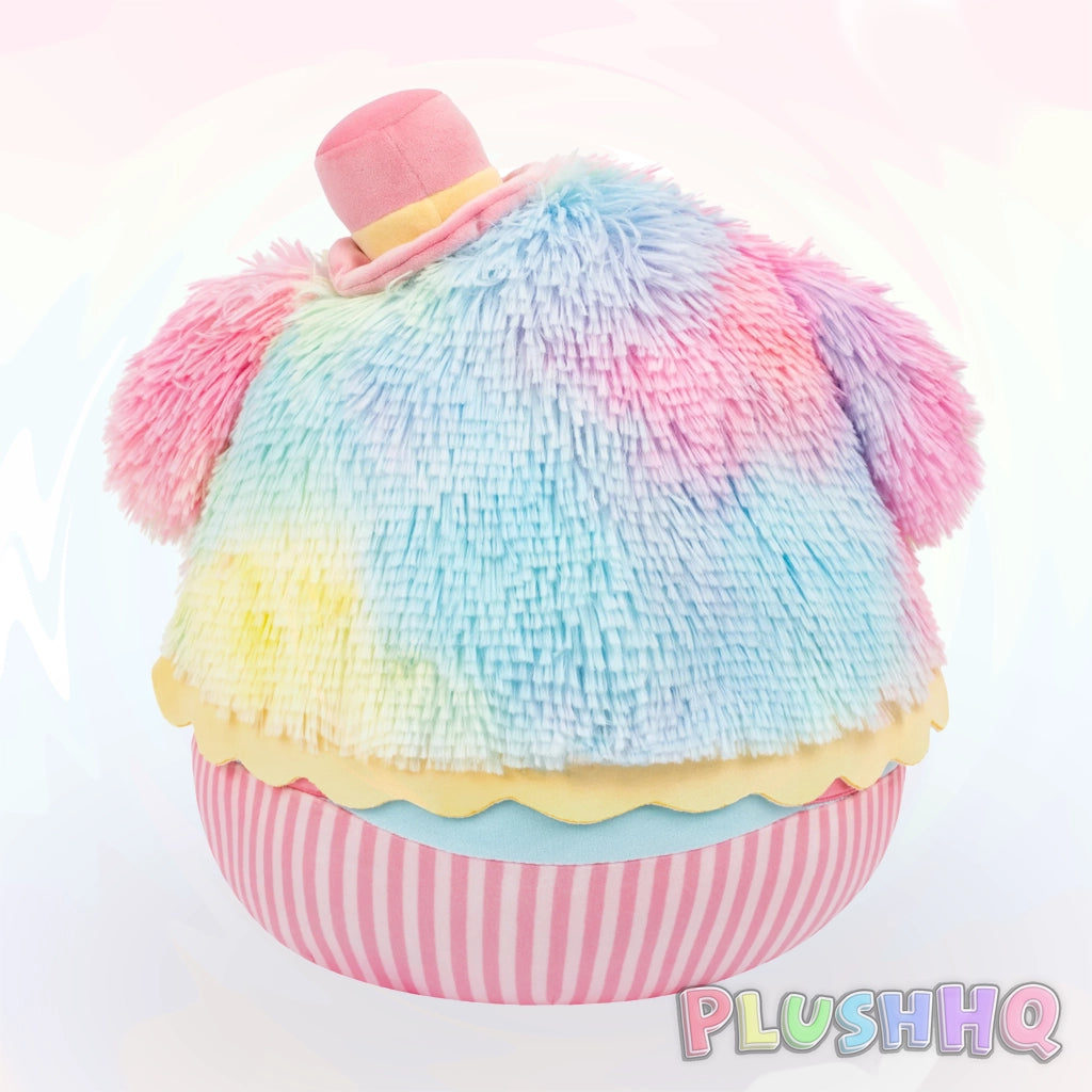 Squishmallows 12-Inch Select Series Zozo the Bigfoot Clown With Rainbow Hair